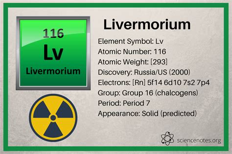 picture of livermorium.